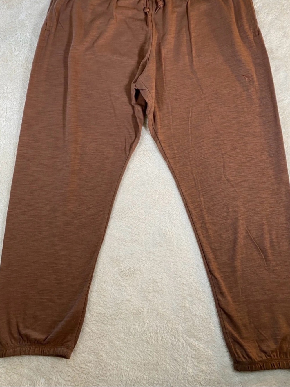Women's Brown Drawstring Lounge Pants